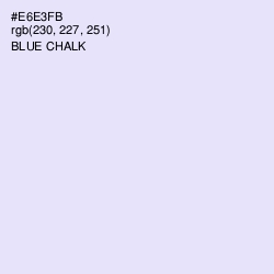 #E6E3FB - Blue Chalk Color Image