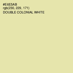 #E6E5AB - Double Colonial White Color Image