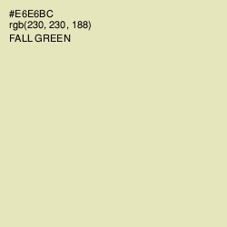 #E6E6BC - Fall Green Color Image