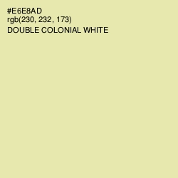 #E6E8AD - Double Colonial White Color Image