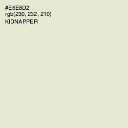 #E6E8D2 - Kidnapper Color Image