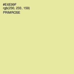 #E6E99F - Primrose Color Image