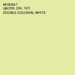 #E6EAA7 - Double Colonial White Color Image
