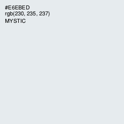 #E6EBED - Mystic Color Image