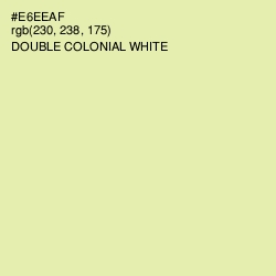 #E6EEAF - Double Colonial White Color Image