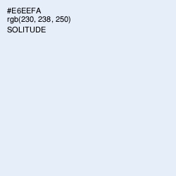 #E6EEFA - Solitude Color Image
