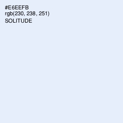 #E6EEFB - Solitude Color Image