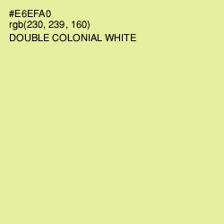 #E6EFA0 - Double Colonial White Color Image