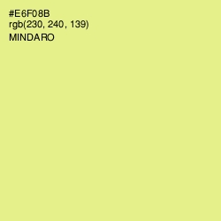#E6F08B - Mindaro Color Image