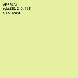 #E6F0A1 - Sandwisp Color Image