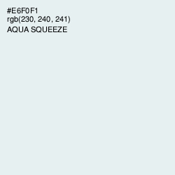 #E6F0F1 - Aqua Squeeze Color Image