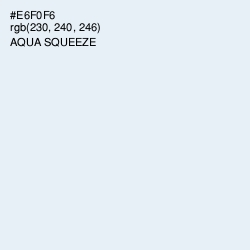 #E6F0F6 - Aqua Squeeze Color Image