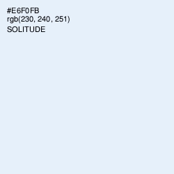 #E6F0FB - Solitude Color Image