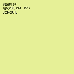 #E6F197 - Jonquil Color Image