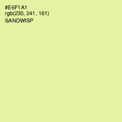 #E6F1A1 - Sandwisp Color Image
