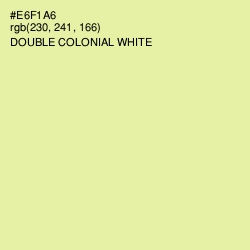 #E6F1A6 - Double Colonial White Color Image