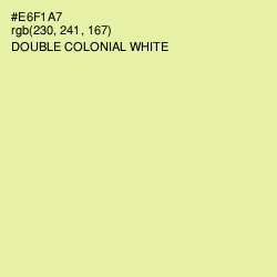 #E6F1A7 - Double Colonial White Color Image