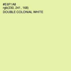 #E6F1A8 - Double Colonial White Color Image