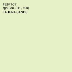 #E6F1C7 - Tahuna Sands Color Image