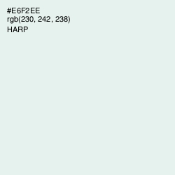 #E6F2EE - Harp Color Image