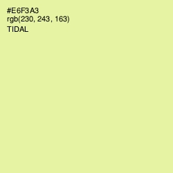 #E6F3A3 - Tidal Color Image