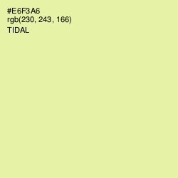 #E6F3A6 - Tidal Color Image