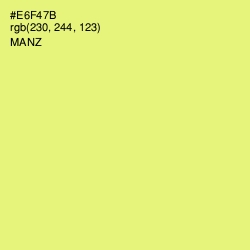 #E6F47B - Manz Color Image