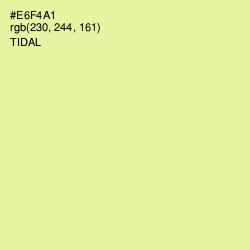 #E6F4A1 - Tidal Color Image