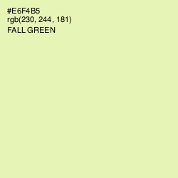 #E6F4B5 - Fall Green Color Image