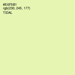 #E6F5B1 - Tidal Color Image