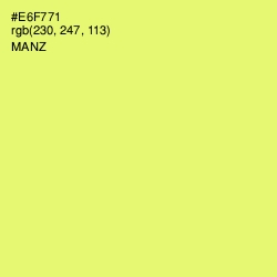 #E6F771 - Manz Color Image