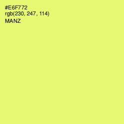 #E6F772 - Manz Color Image