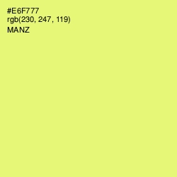 #E6F777 - Manz Color Image