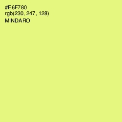 #E6F780 - Mindaro Color Image