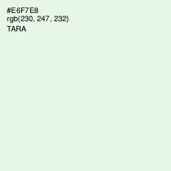 #E6F7E8 - Tara Color Image