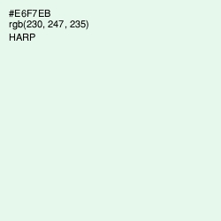 #E6F7EB - Harp Color Image