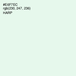 #E6F7EC - Harp Color Image