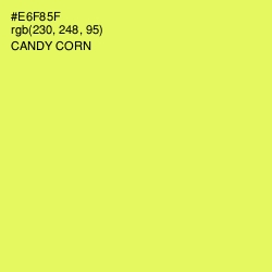 #E6F85F - Candy Corn Color Image