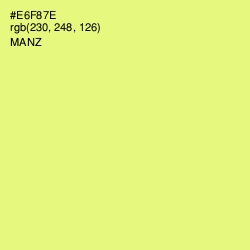 #E6F87E - Manz Color Image