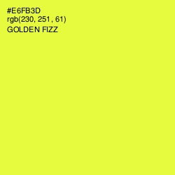 #E6FB3D - Golden Fizz Color Image
