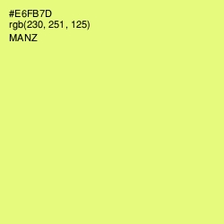 #E6FB7D - Manz Color Image