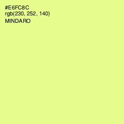 #E6FC8C - Mindaro Color Image