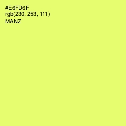 #E6FD6F - Manz Color Image