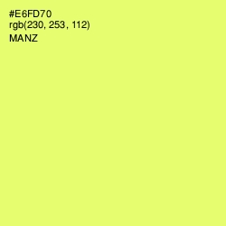 #E6FD70 - Manz Color Image