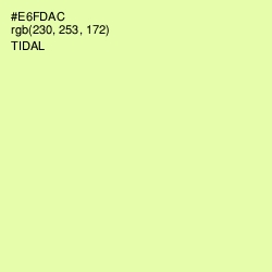 #E6FDAC - Tidal Color Image