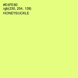 #E6FE80 - Honeysuckle Color Image