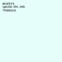 #E6FEF9 - Tranquil Color Image