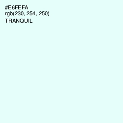 #E6FEFA - Tranquil Color Image
