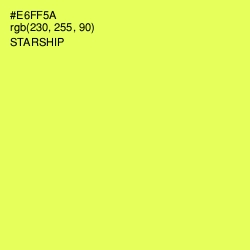 #E6FF5A - Starship Color Image