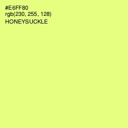 #E6FF80 - Honeysuckle Color Image